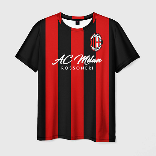 Мужская футболка AC Milan / 3D-принт – фото 1