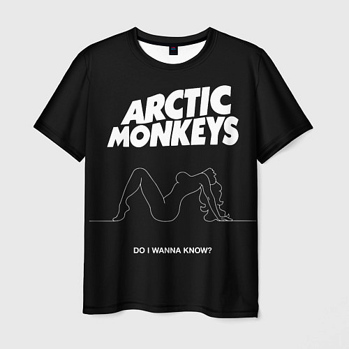 Мужская футболка Arctic Monkeys: Do i wanna know? / 3D-принт – фото 1