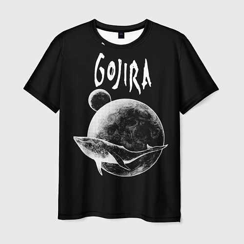 Мужская футболка Gojira: Space / 3D-принт – фото 1