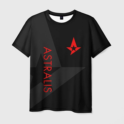 Мужская футболка Astralis: Dark Style / 3D-принт – фото 1