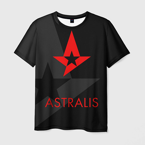 Мужская футболка Astralis: Black Style / 3D-принт – фото 1