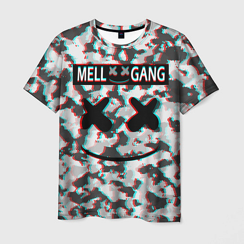 Мужская футболка Mell x Gang / 3D-принт – фото 1