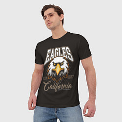 Футболка мужская Eagles California, цвет: 3D-принт — фото 2