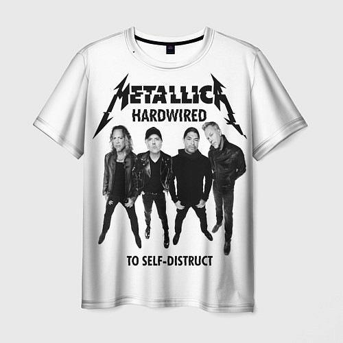 Мужская футболка Metallica: Hardwired / 3D-принт – фото 1