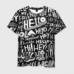 Мужская футболка Hello Pattern