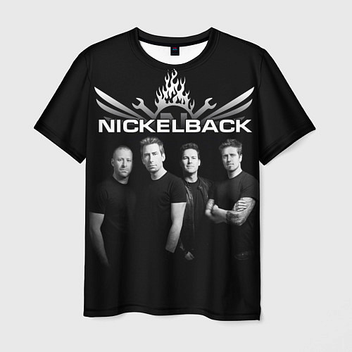 Мужская футболка Nickelback Band / 3D-принт – фото 1