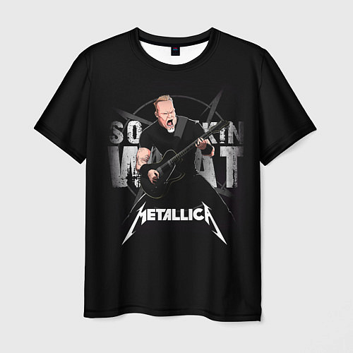 Мужская футболка Metallica black / 3D-принт – фото 1