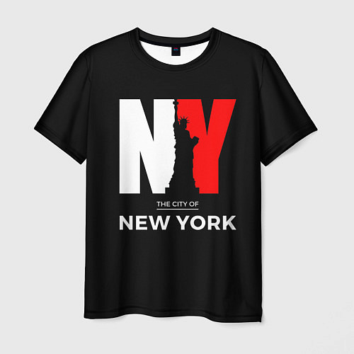 Мужская футболка New York City / 3D-принт – фото 1