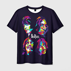 Мужская футболка The Beatles: Art Faces