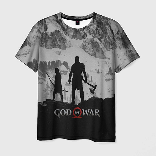Мужская футболка God of War: Grey Day / 3D-принт – фото 1