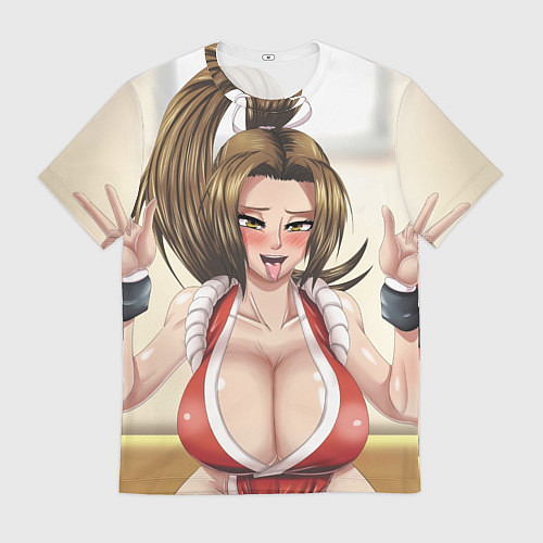 Мужская футболка Май Сирануи boobs - sexy ahegao / 3D-принт – фото 1