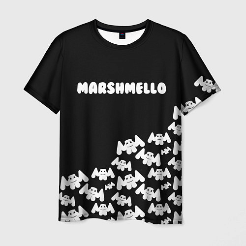 Мужская футболка Marshmello: Dark Side / 3D-принт – фото 1