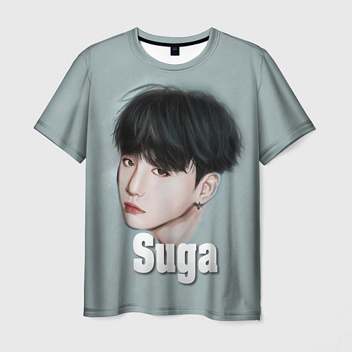 Мужская футболка BTS Suga / 3D-принт – фото 1