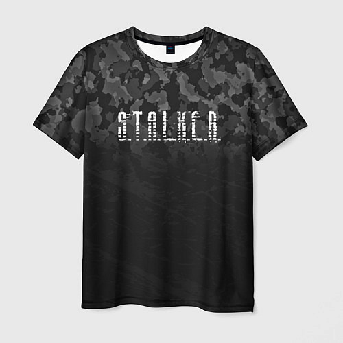 Мужская футболка STALKER: Dark Camo / 3D-принт – фото 1