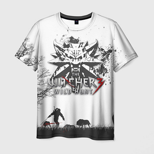 Мужская футболка The Witcher 3: Wild Hunt / 3D-принт – фото 1
