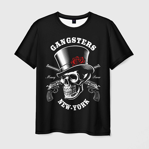 Мужская футболка Gangster New York / 3D-принт – фото 1