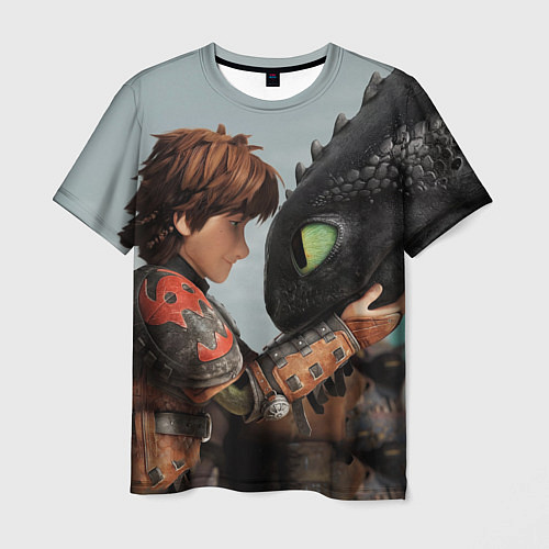 Мужская футболка Как приручить дракона / 3D-принт – фото 1