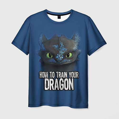 Мужская футболка How to train your dragon / 3D-принт – фото 1