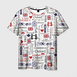 Мужская футболка Лондон коллаж