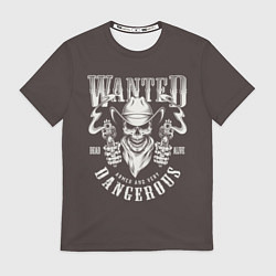Футболка мужская Wanted Dangerous, цвет: 3D-принт