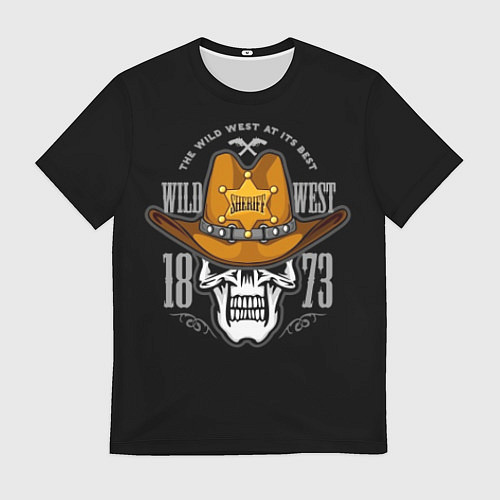 Мужская футболка Wild West sheriff / 3D-принт – фото 1
