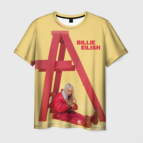 Мужская футболка Billie Eilish: Dont smile at me / 3D-принт – фото 1