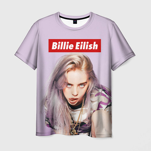 Мужская футболка Billie Eilish: Bored / 3D-принт – фото 1