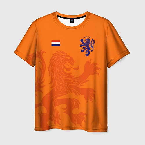 Мужская футболка Сборная Голландии / 3D-принт – фото 1