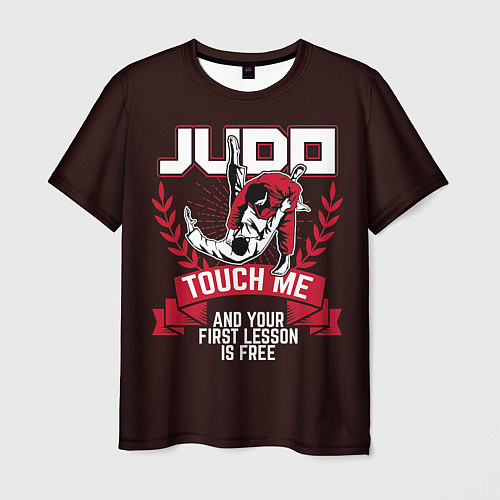 Мужская футболка Judo: Touch Me / 3D-принт – фото 1