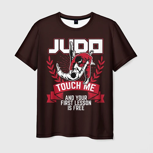 Мужская футболка Judo: Touch Me / 3D-принт – фото 1