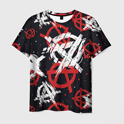 Мужская футболка Анархия - паттерн
