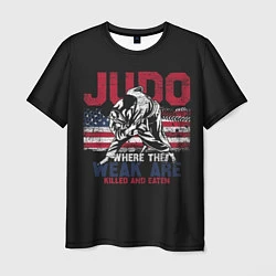 Футболка мужская Judo USA, цвет: 3D-принт