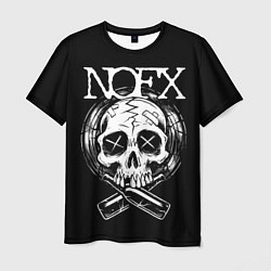 Футболка мужская NOFX Skull, цвет: 3D-принт