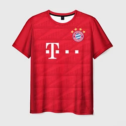 Футболка мужская FC Bayern: Home 19-20, цвет: 3D-принт