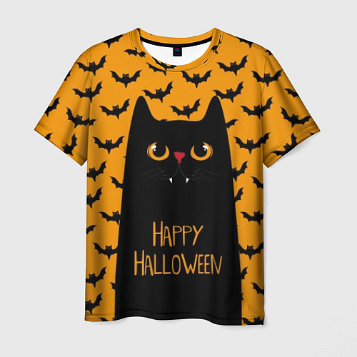 Мужская футболка Happy Halloween / 3D-принт – фото 1