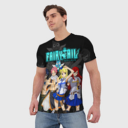 Футболка мужская Fairy Tail, цвет: 3D-принт — фото 2