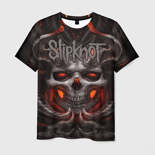 Мужская футболка Slipknot: Hell Skull / 3D-принт – фото 1