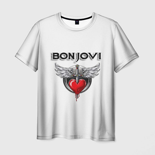 Мужская футболка Bon Jovi / 3D-принт – фото 1