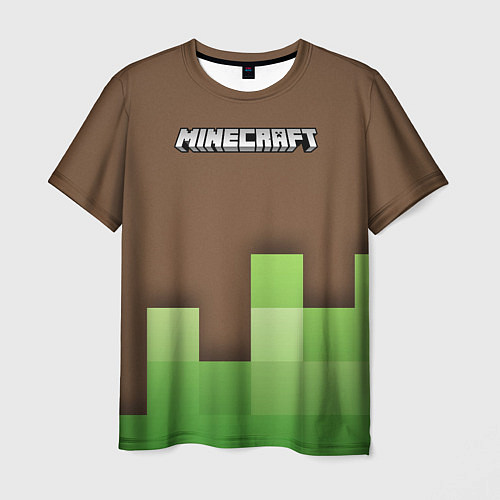 Мужская футболка Minecraft - Логотип / 3D-принт – фото 1