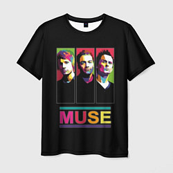 Футболка мужская Muse pop-art, цвет: 3D-принт