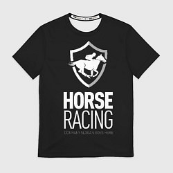 Футболка мужская Horse racing, цвет: 3D-принт