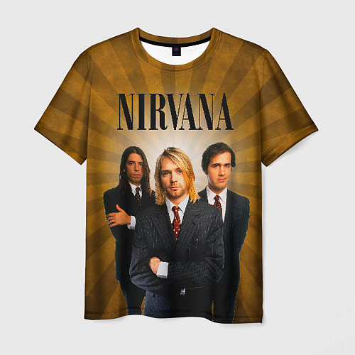 Мужская футболка Nirvana / 3D-принт – фото 1