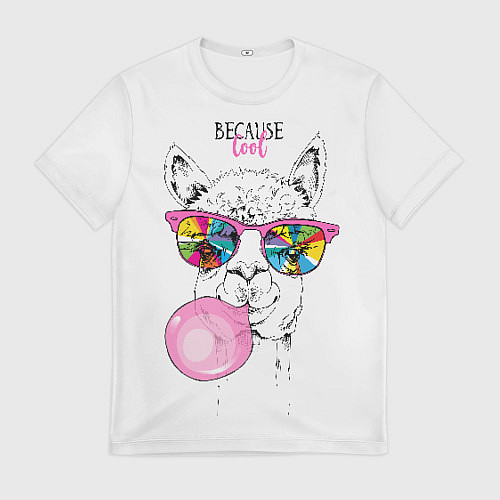 Мужская футболка Because cool / 3D-принт – фото 1