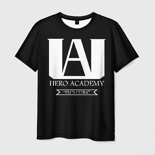 Мужская футболка UA HERO ACADEMY logo / 3D-принт – фото 1