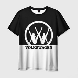 Футболка мужская Volkswagen girls, цвет: 3D-принт