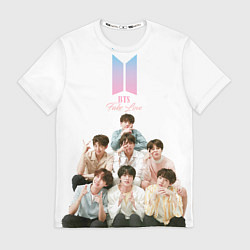 Футболка мужская Take love BTS, цвет: 3D-принт
