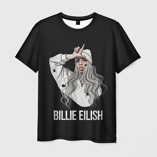 Мужская футболка BILLIE EILISH / 3D-принт – фото 1