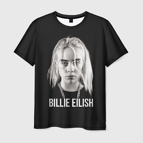 Мужская футболка BILLIE EILISH / 3D-принт – фото 1