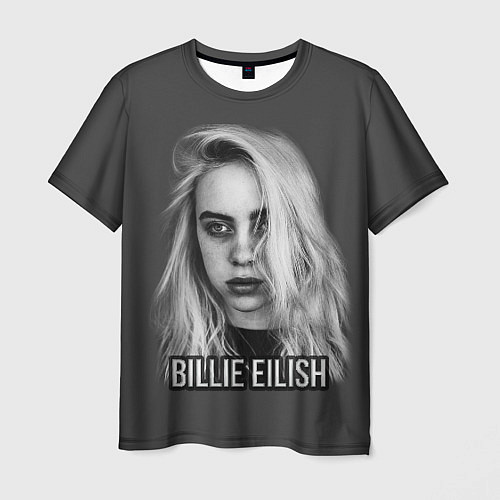 Мужская футболка BILLIE EILISH / 3D-принт – фото 1