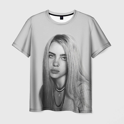 Мужская футболка BILLIE EILISH / 3D-принт – фото 1